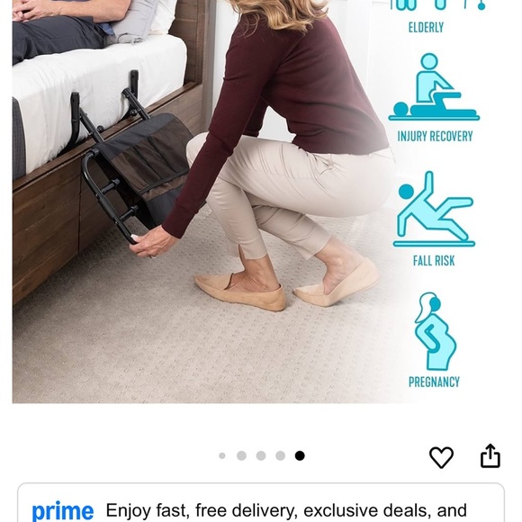 🆕 Stander EZ Adjust Bed Rail - Picture 7 of 10